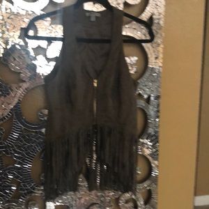 New fringed vest